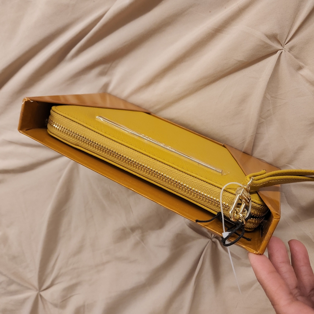 Yellow Leather Women's Wallet